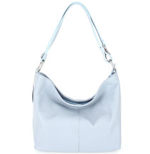 Ledertasche 729 hellblau