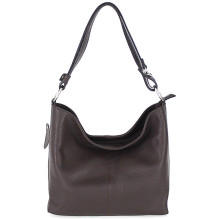 Borsa a mano in vera pelle 729 t.moro