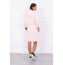 Dress with hood and pockets MIG8847 powder pink