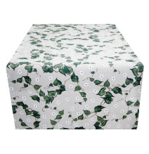 Behúň na stôl brečtan zelený 50x150 cm Made in Italy