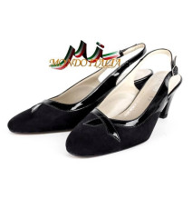 Dámske lodičky s otvorenou pätou 652