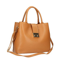 Woman Leather Handbag 1137 light blue