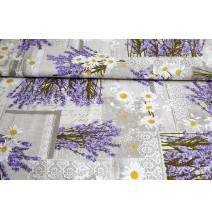 Stoffe Baumwolle Lavendel mit Margarete