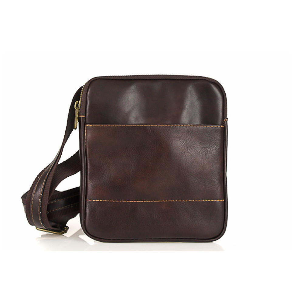 Echtlederband 383 dunkel braun