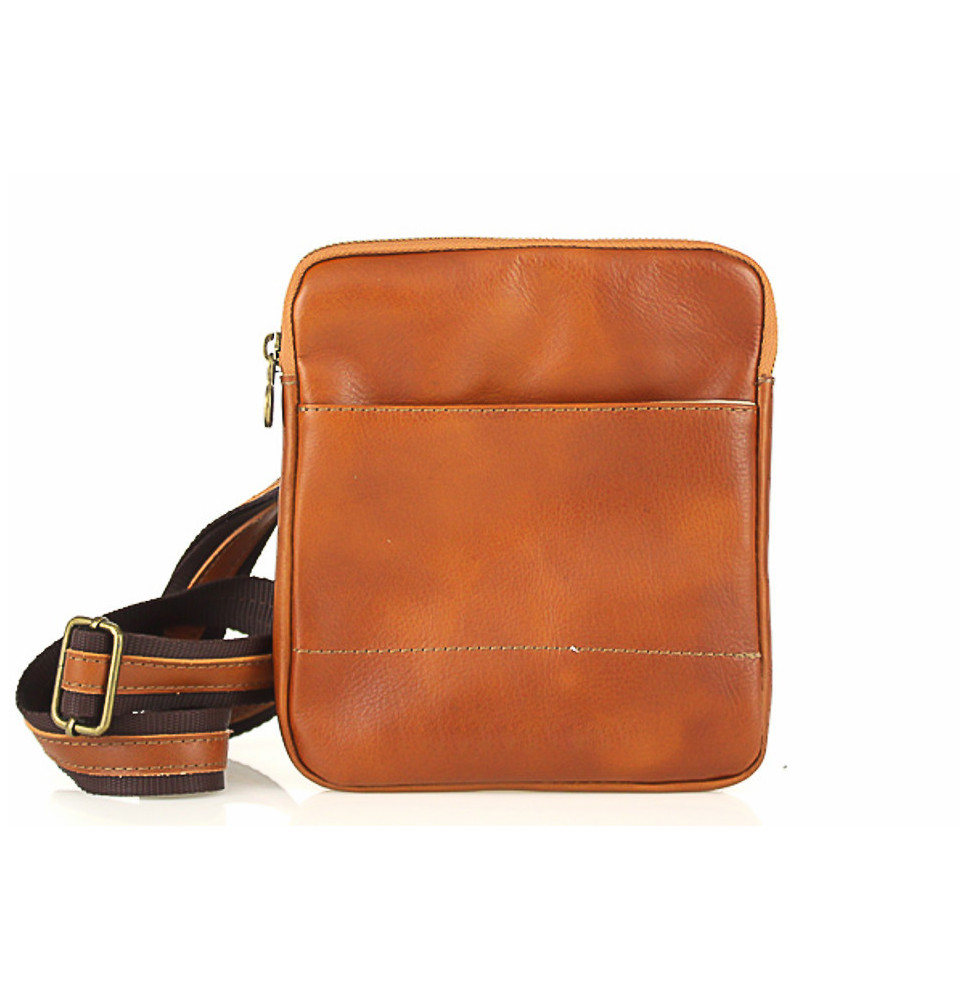 Leather Strap bag 383 cognac