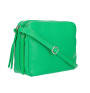 Genuine Leather Handbag 517 green
