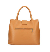 Woman Leather Handbag 1137 bluette