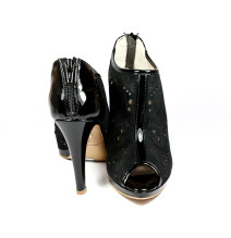 Woman high heels 636 black Elisa Morelli