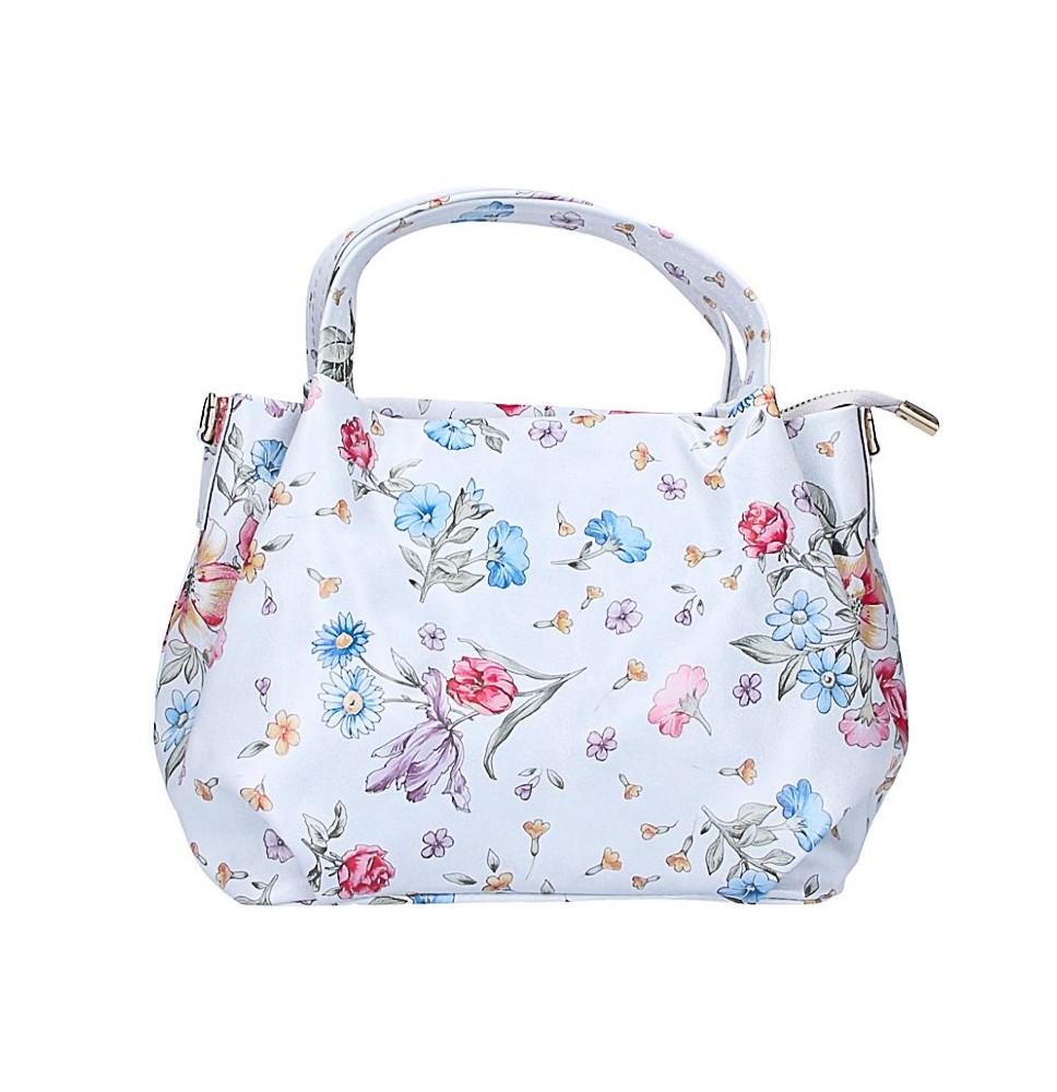 Ledertasche 784 mit Blumen
