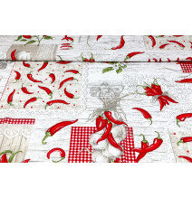 Tessuto cotone al metro - chilli