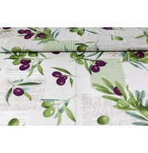 Tessuto cotone al metro - olive