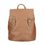 Leather backpack MI202 brown Made in Italy