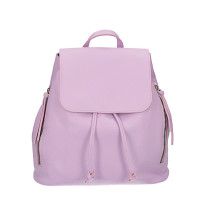 Leather backpack 420 violet Made in Italy