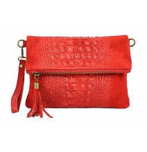 Small Pochette with strap 630 red