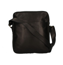 Genuine leather Shoulder bag MI66 black