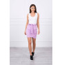 Women's skirt tied at the waist MI8984 purple