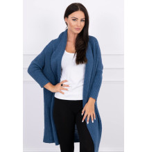 Dámsky sveter s rukávmi typ netopiera MI2019-13 jeans