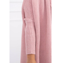 Sweater with sleeves bat type MI2019-16 powder pink