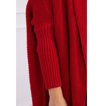 Sweater with sleeves bat type MI2019-16 red