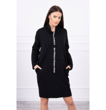 Šaty s kapucí Bonjour MI0153 černé