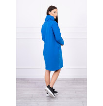 Šaty s kapucňou Bonjour MI0153 modré