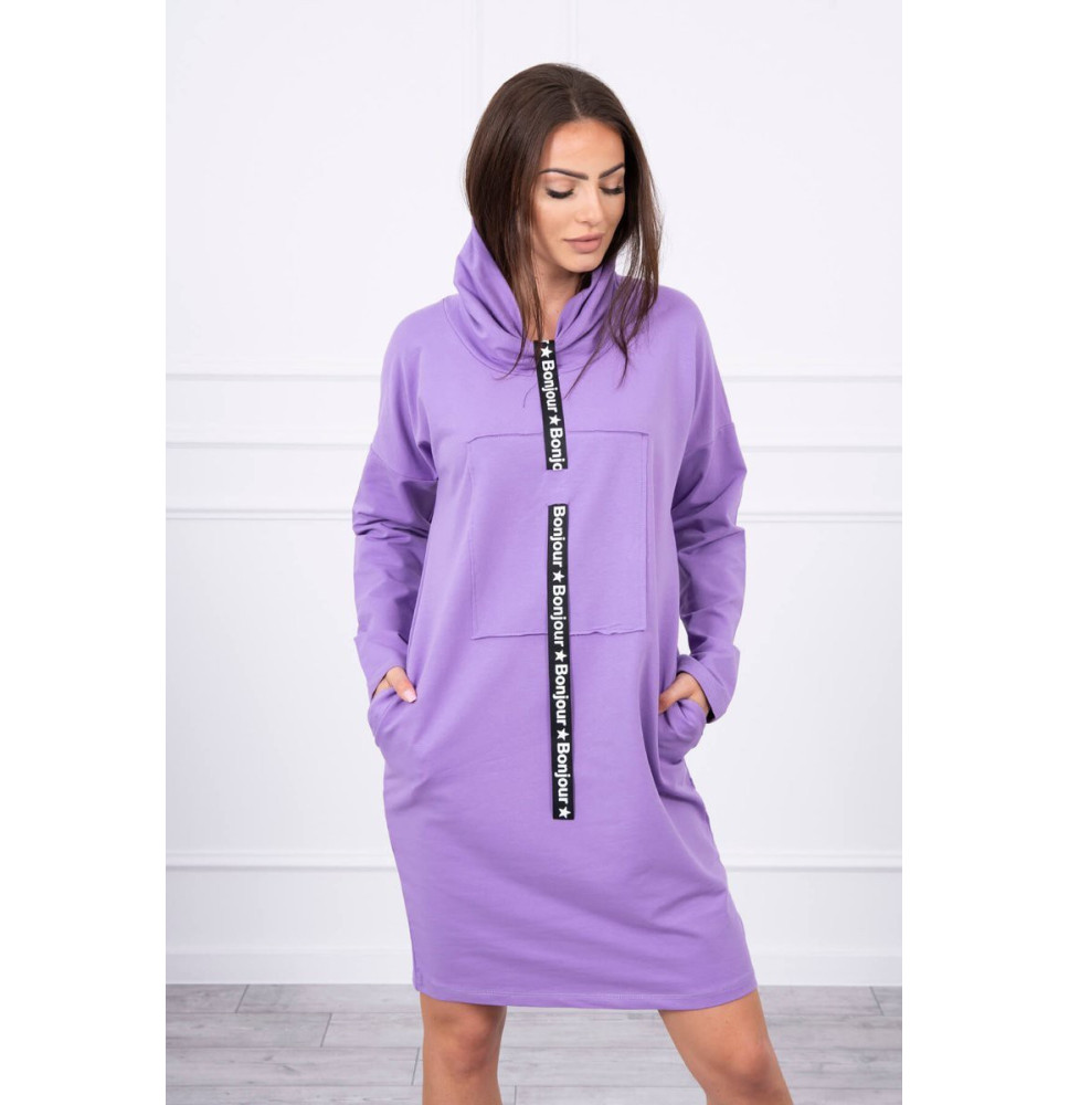 Dress with hood Bonjour MI0153 purple