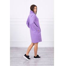Šaty s kapucí Bonjour MI0153 fialové