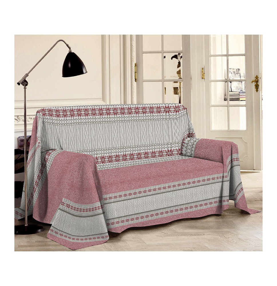 Blanket on the couch Trikot red