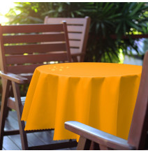 Round garden tablecloth Ø 150 cm yellow