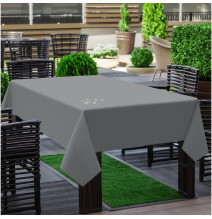 Garden tablecloth dark gray