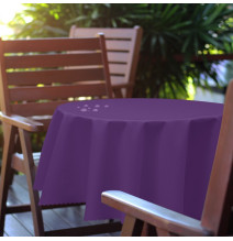 Round garden tablecloth Ø 150 cm purple