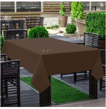 Garden tablecloth brown