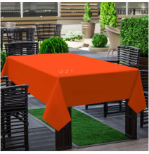 Garden tablecloth dark orange