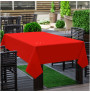 Garden tablecloth light red