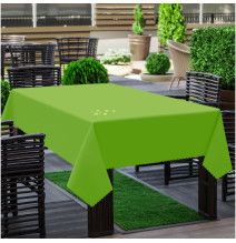 Obrus záhradný hladký tmavá limetka