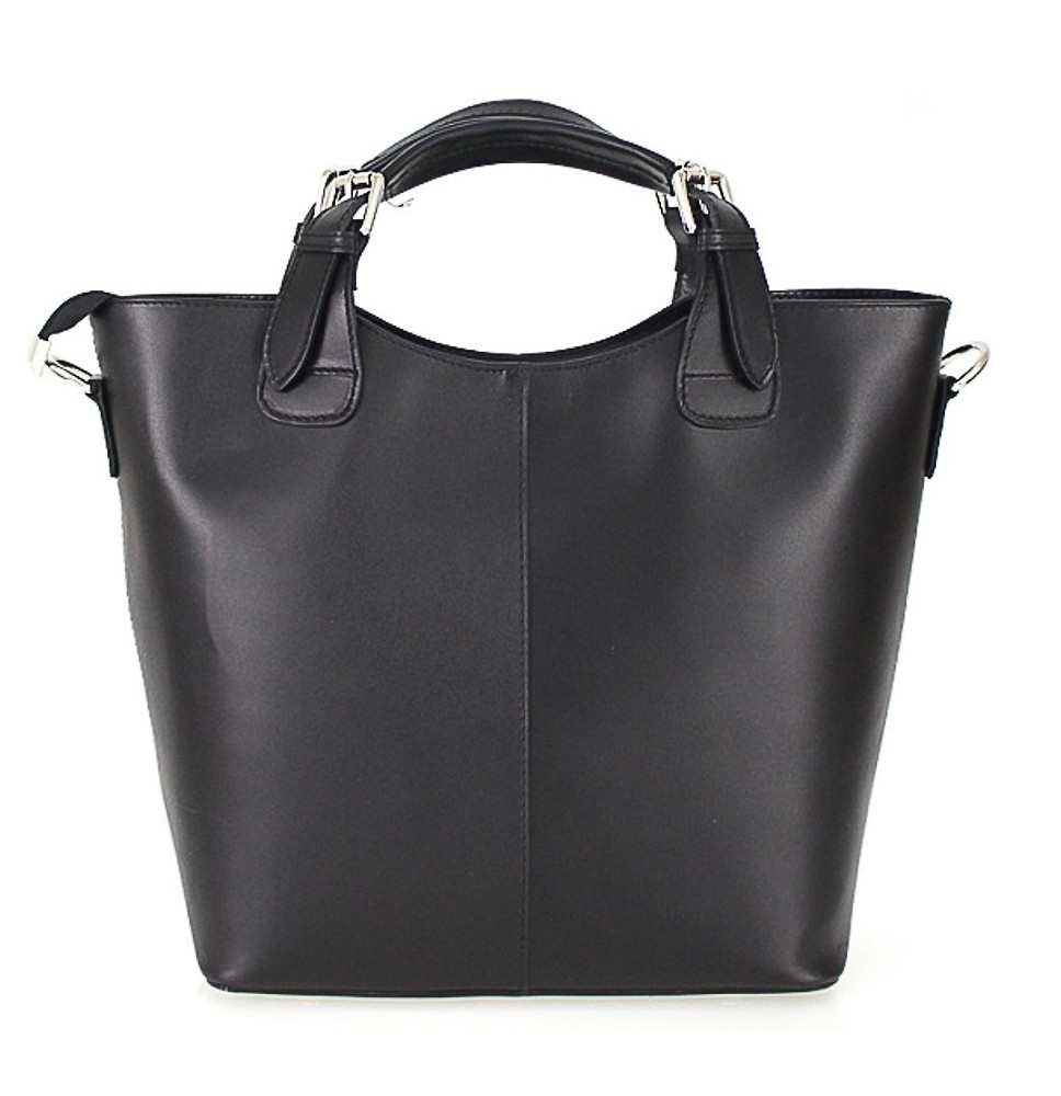 Genuine Leather Handbag 69 black