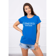 Women T-shirt LIMITED EDITION azure blue MI65296