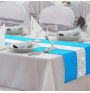 Behúň na stôl Glamour so zirkónmi tyrkysovo modrý