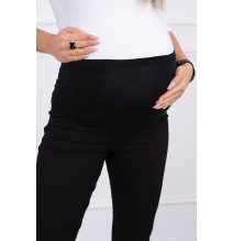 Tehotenské nohavice MI3672 čierne