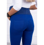 Těhotenské kalhoty MI3672 azurově modré