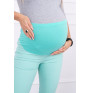 Těhotenské kalhoty MI3672 mátové