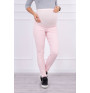 Těhotenské kalhoty MI3672 pudrově růžové