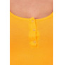 Šaty s výstrihom MI8975 neónovo oranžové