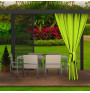 Garden curtain on the terrace MIG35 green lime