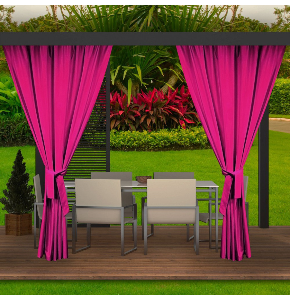 Gartenvorhang auf der Terrasse MIG34 pink
