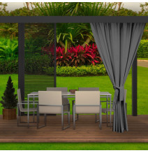 Garden curtain on the terrace MIG23 dark gray