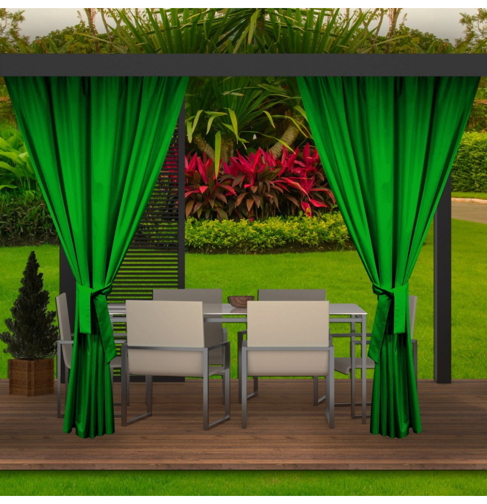 Garden curtain on the terrace MIG31 green