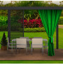 Garden curtain on the terrace MIG31 green