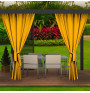 Garden curtain on the terrace MIG40 yellow