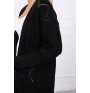 Women's sweater with geometric pattern MI2020-4 black